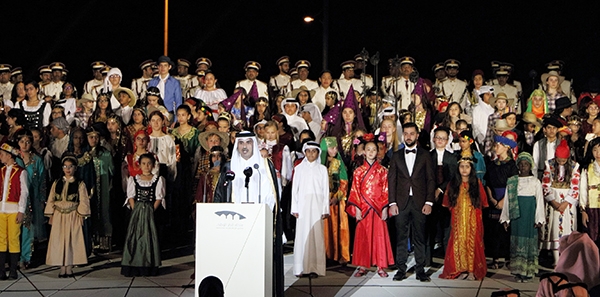 카타르 국립박물관 개관식에 참석한 카타르 국왕_Sheikh Tamim Bin Hamad Al Thani_Amir of the State of Qatar.