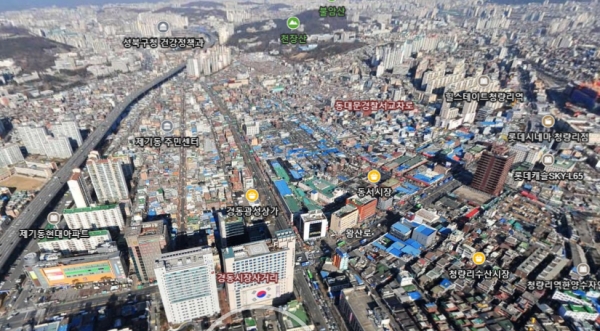 서울시가 신규 한옥마을 대상지 중 하나로 선정한 동대문구 제기동 1082번지의 현재 모습. 사진=서울시
